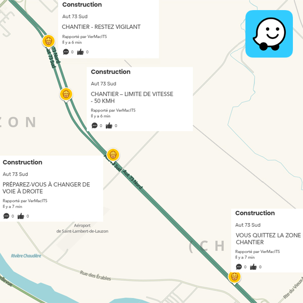 Carte Waze