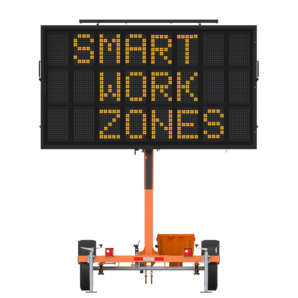 Full-Size, 3-Line Portable Changeable Message Sign