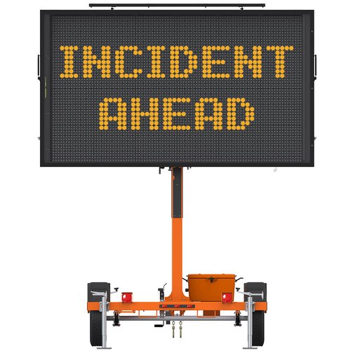 Full-Size, Full-Matrix Portable Changeable Message Sign