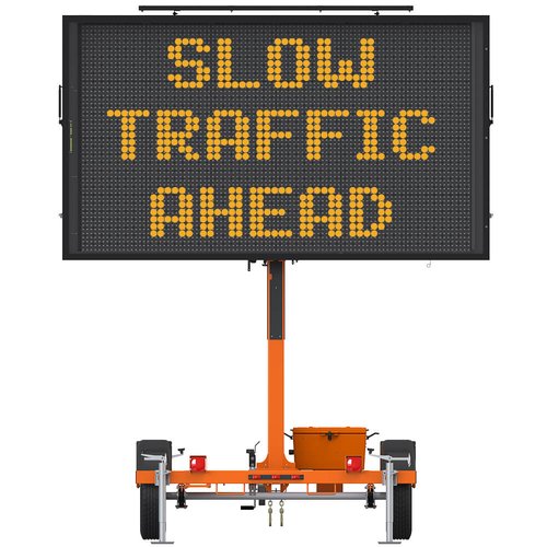 Full-Size, Full-Matrix Portable Changeable Message Sign