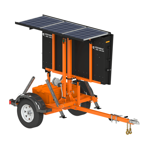 Mini, Full-Matrix Portable Changeable Message Sign