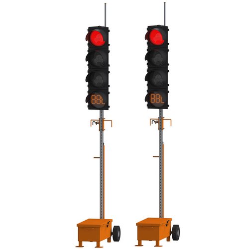 Feux de circulation sur chariot – lampes de 305 mm