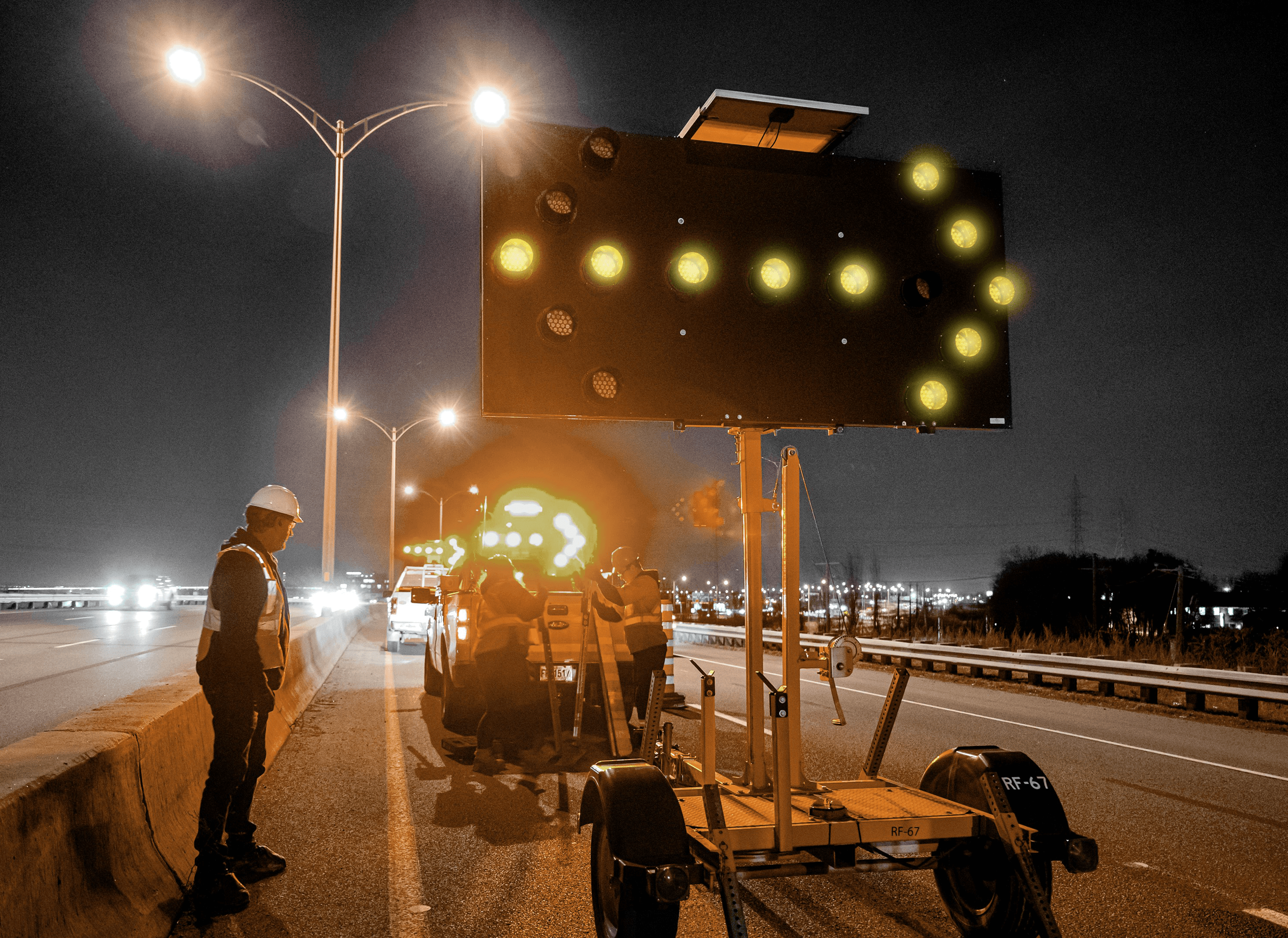 Connected Arrow Board