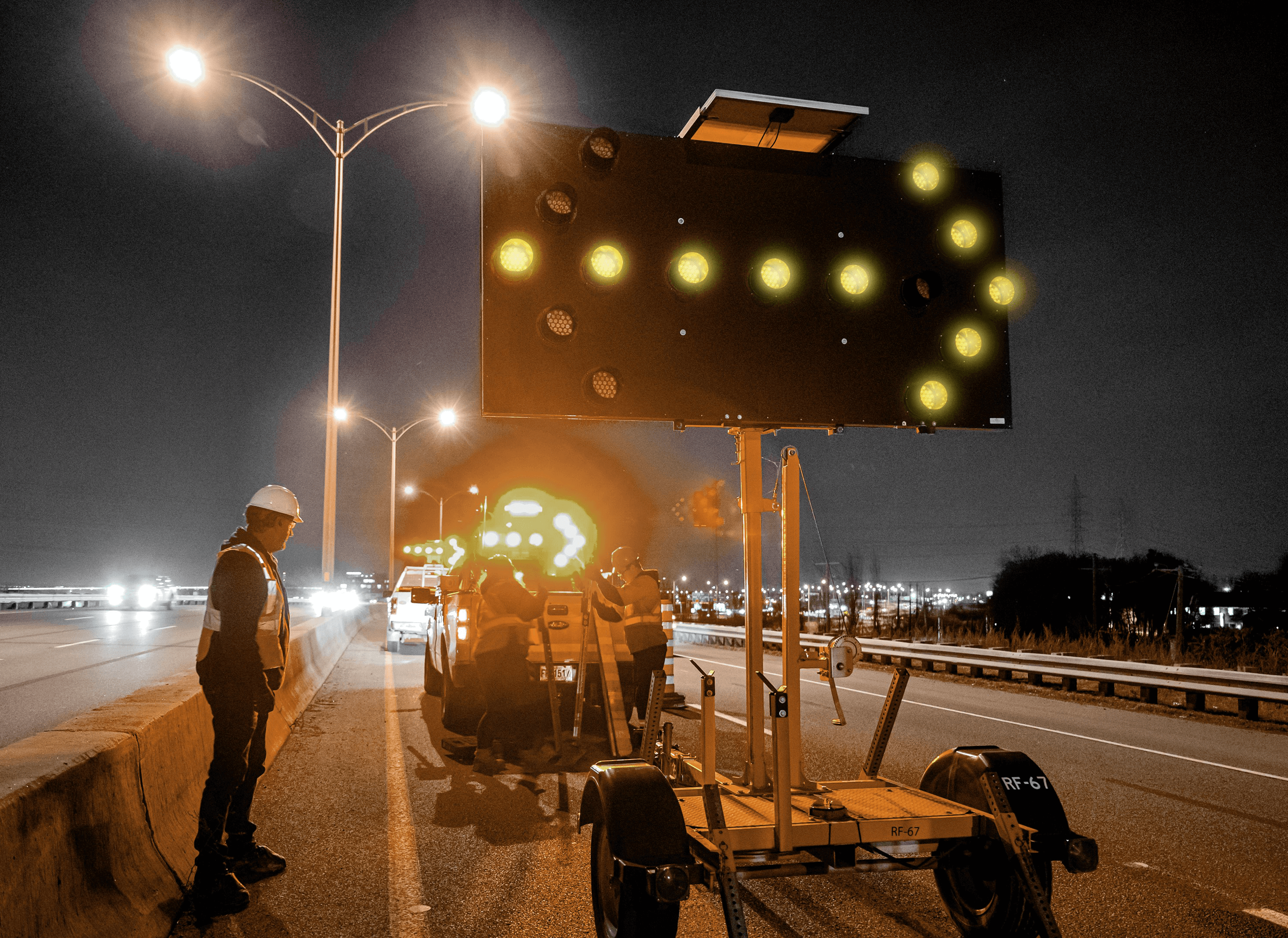 Connected Arrow Board